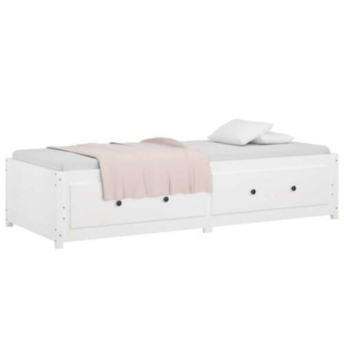Day Bed White 90x190cm Solid Wood Pine - Image 6