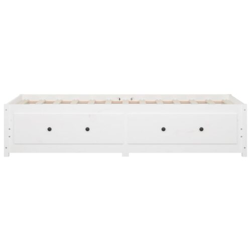 Day Bed White 90x190cm Solid Wood Pine - Image 8