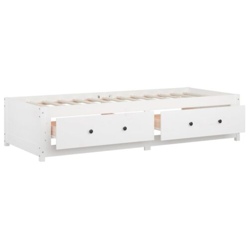 Day Bed White 90x190cm Solid Wood Pine - Image 10