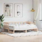 Daybed with Trundle 90x190cm Solid Wood
