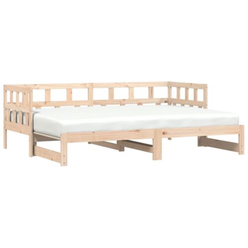 Daybed with Trundle 90x190cm Solid Wood - Image 2