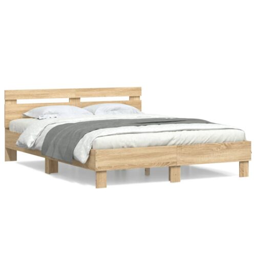 Bed Frame Sonoma Oak 150x200cm