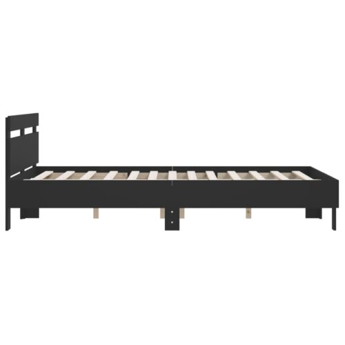 Bed Frame Black 150x200cm - Image 6