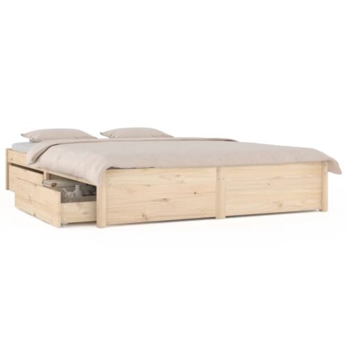 Bed Frame with Drawers 150x200cm - Image 2