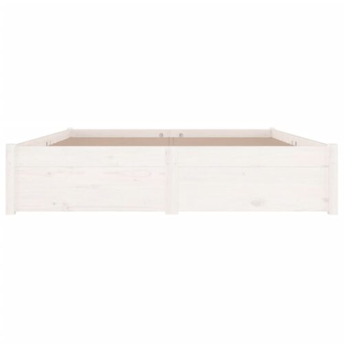 Bed Frame with Drawers White 150x200cm - Image 5