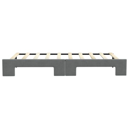 Daybed with Trundle Dark Grey 90x190cm - Image 9