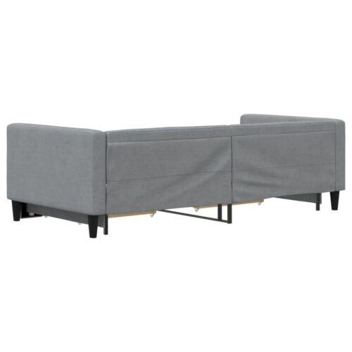Daybed with Trundle&Drawers Light Grey 90x190cm - Image 5