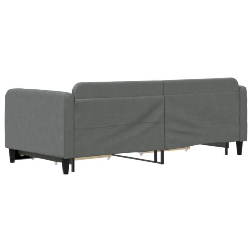 Daybed with Trundle&Drawers Dark Grey 90x190cm - Image 5