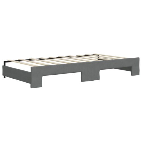 Daybed with Trundle&Drawers Dark Grey 90x190cm - Image 8