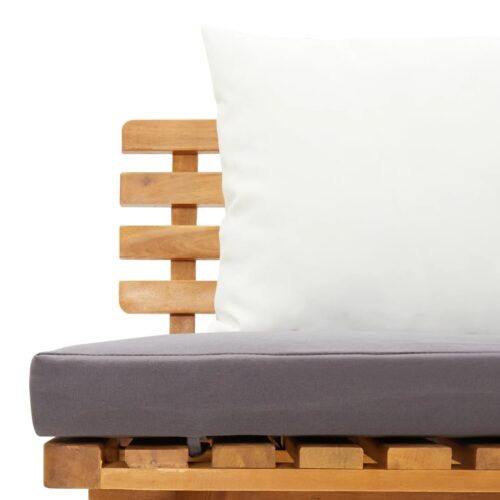 Garden Day Bed 200x65cm Solid Wood Acacia - Image 8