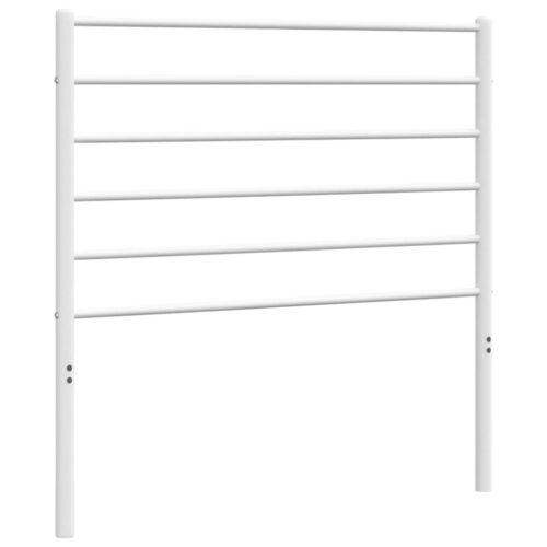 metal Headboard White 107cm King Single - Image 2