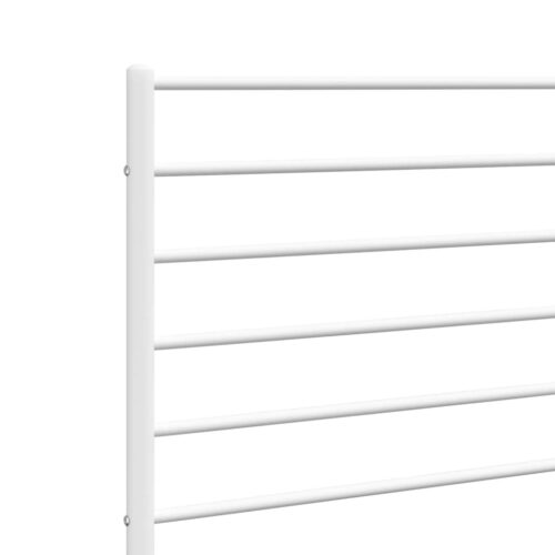 metal Headboard White 107cm King Single - Image 6