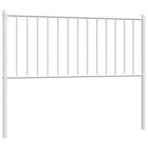 metal Headboard White 107cm King Single - Image 2