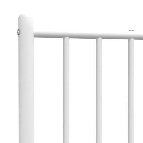 metal Headboard White 107cm King Single - Image 6