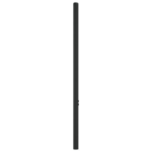metal Headboard Black 107cm King Single - Image 3