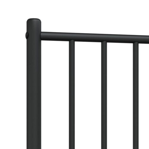 metal Headboard Black 107cm King Single - Image 6