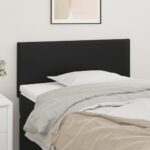Headboard Black 100cm Faux Leather