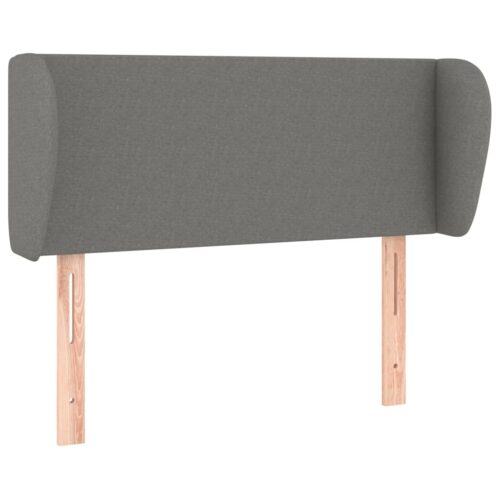 Headboard with Ears Dark Grey 103cm Fabric - Image 2