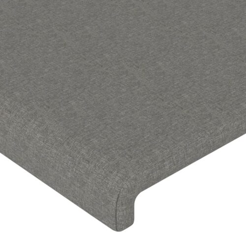 Headboards 2pcs Dark Grey 100cm Fabric - Image 4
