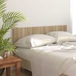 Bed Headboard Sonoma Oak 160cm Engineered Wood