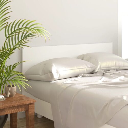 Bed Headboard White 160cm Engineered Wood