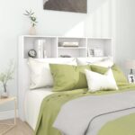 Headboard Cabinet White 140cm