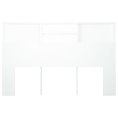 Headboard Cabinet White 160cm - Image 5