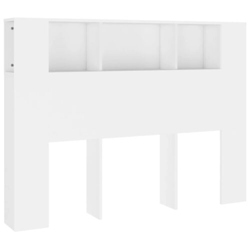Headboard Cabinet White 140cm - Image 2