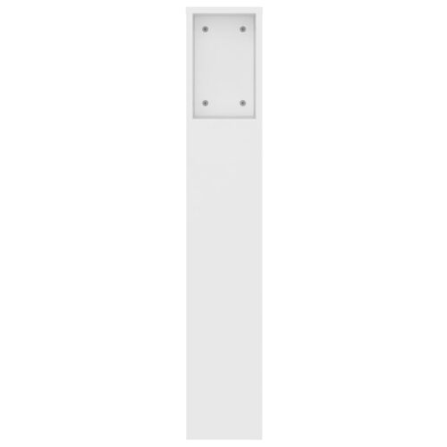 Headboard Cabinet White 140cm - Image 4