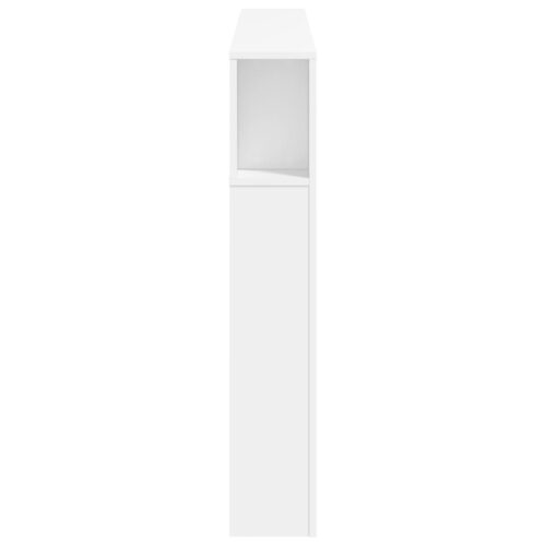 LED Lights Headboard White 160cm Queen Size Wooden Bed Frame Head Bedhead - Image 7