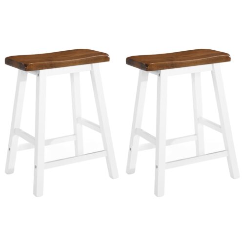 Bar Stools 2pcs Solid Wood