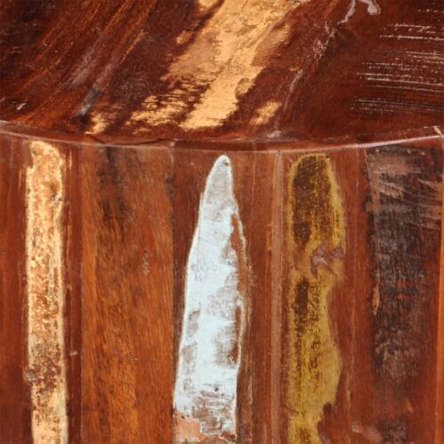 Coffee Table Solid Reclaimed Wood Round - Image 7