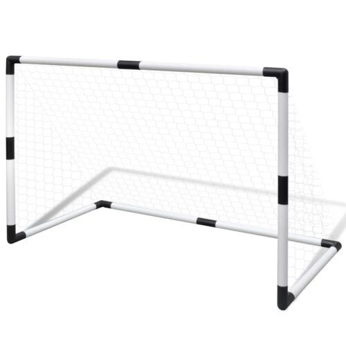 Mini Soccer Goals Post Net Set 2pcs for Kids 91.5 x 48 x 61cm - Image 2