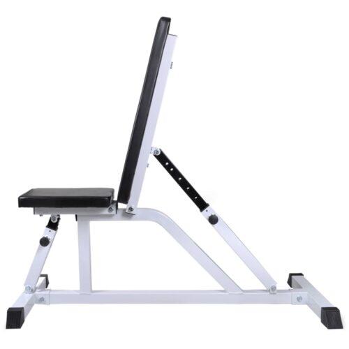 Workout Bench with Barbell Dumbbell Set 30.5 kg - Image 2