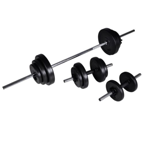 Workout Bench with Barbell Dumbbell Set 30.5 kg - Image 8