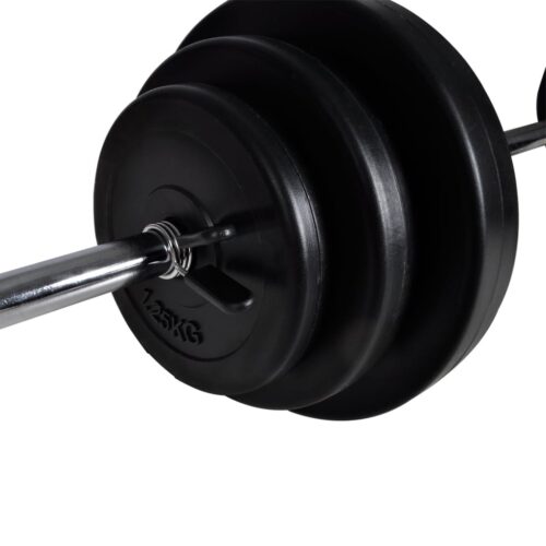 Workout Bench with Barbell Dumbbell Set 30.5 kg - Image 10