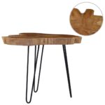 Coffee Table (60-70)x45cm Teak Wood