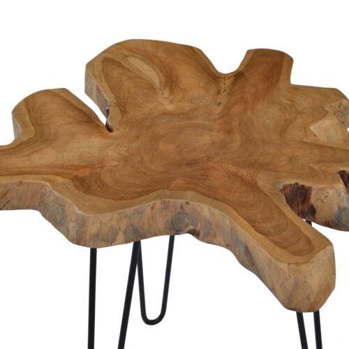 Coffee Table (60-70)x45cm Teak Wood - Image 4