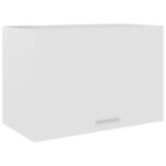 Hanging Cabinet White 60x31x40cm Engineered Wood