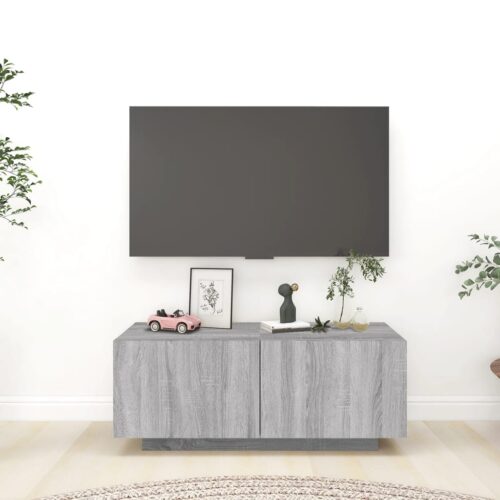 TV Cabinet Grey Sonoma 100x35x40cm Engineered Wood
