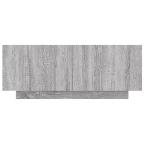 TV Cabinet Grey Sonoma 100x35x40cm Engineered Wood - Image 4