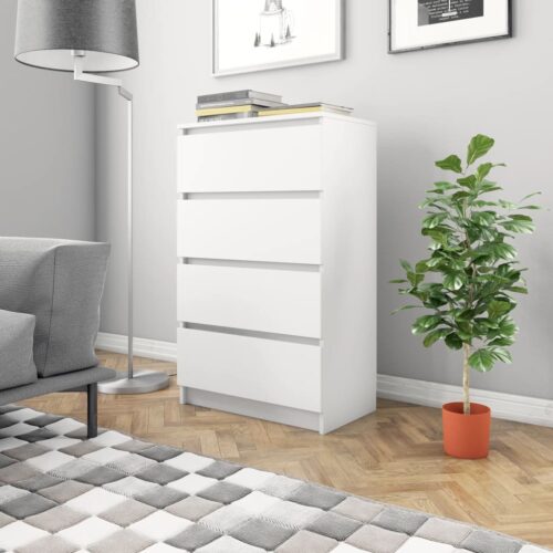 Sideboard White 60x35x98.5cm Engineered Wood