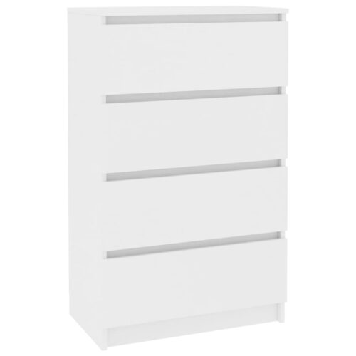 Sideboard White 60x35x98.5cm Engineered Wood - Image 2