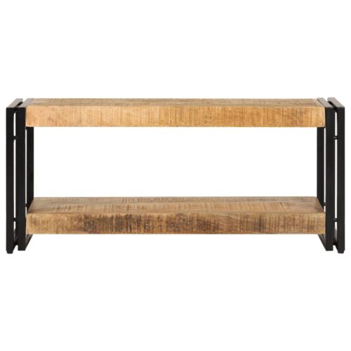 TV Cabinet 90x30x40cm Solid Mango Wood - Image 2
