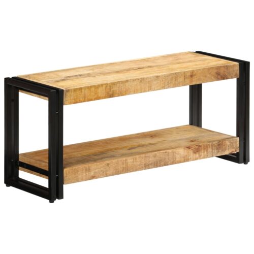 TV Cabinet 90x30x40cm Solid Mango Wood - Image 10