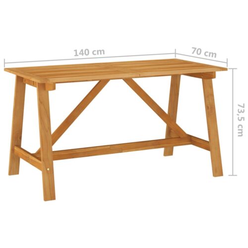5-Piece Garden Dining Set Black - Image 8
