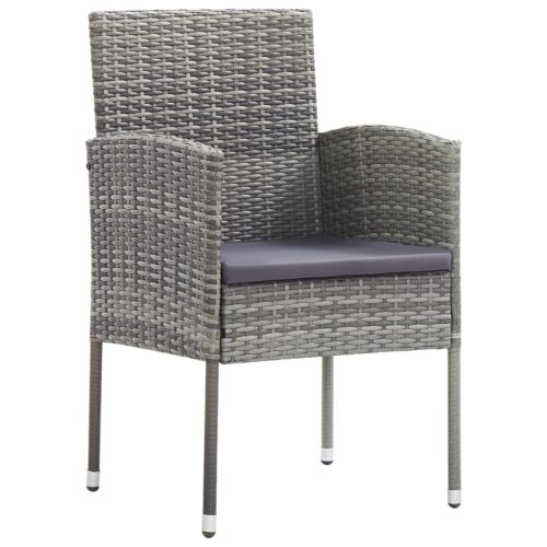 3-Piece Garden Dining Set Anthracite - Image 3