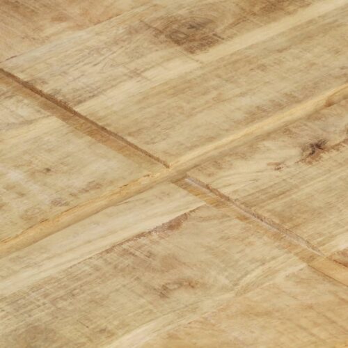 Coffee Table 80x80x28cm Solid Mango Wood - Image 5