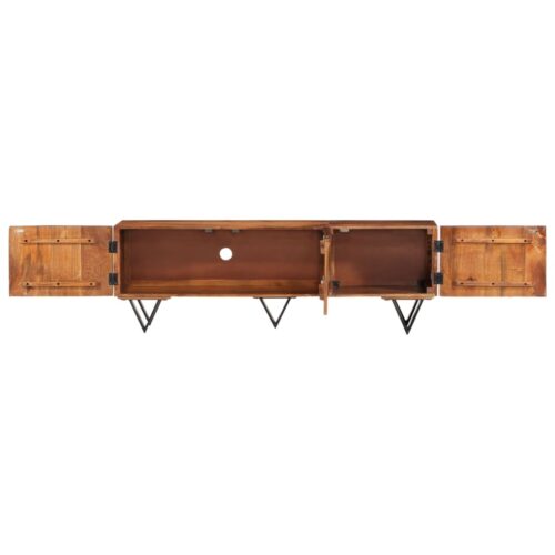 TV Cabinet 140x30x46cm Solid Wood Mango - Image 3