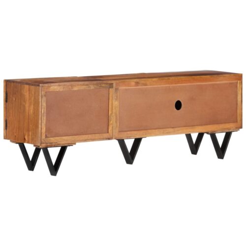 TV Cabinet 140x30x46cm Solid Wood Mango - Image 4
